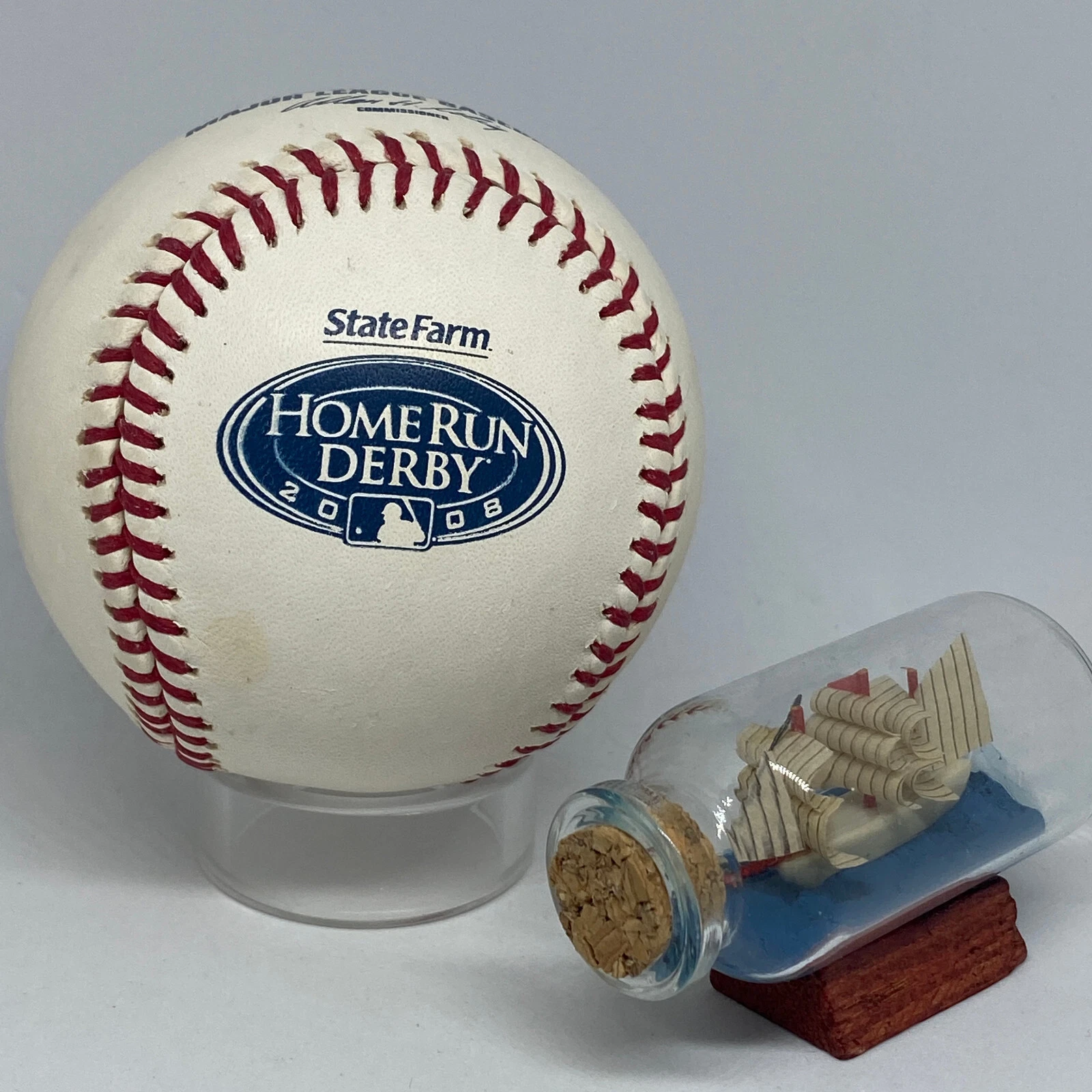 Rawlings Official 2008 Home Run Derby Logo Baseball Unsigned Rare Yankees U290
