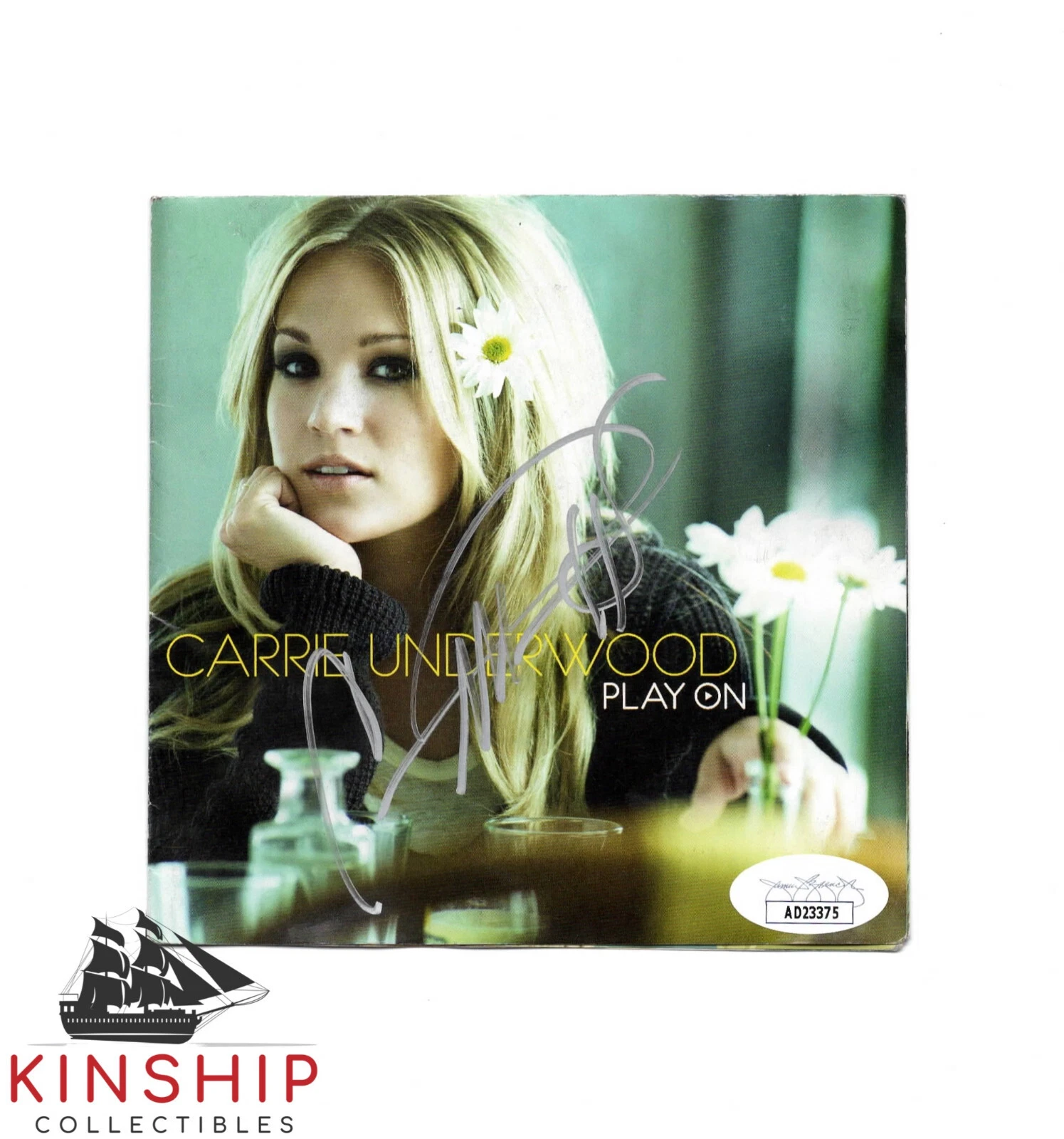 Carrie Underwood signed CD Insert JSA COA Vintage Auto Hot Sexy Country Z988
