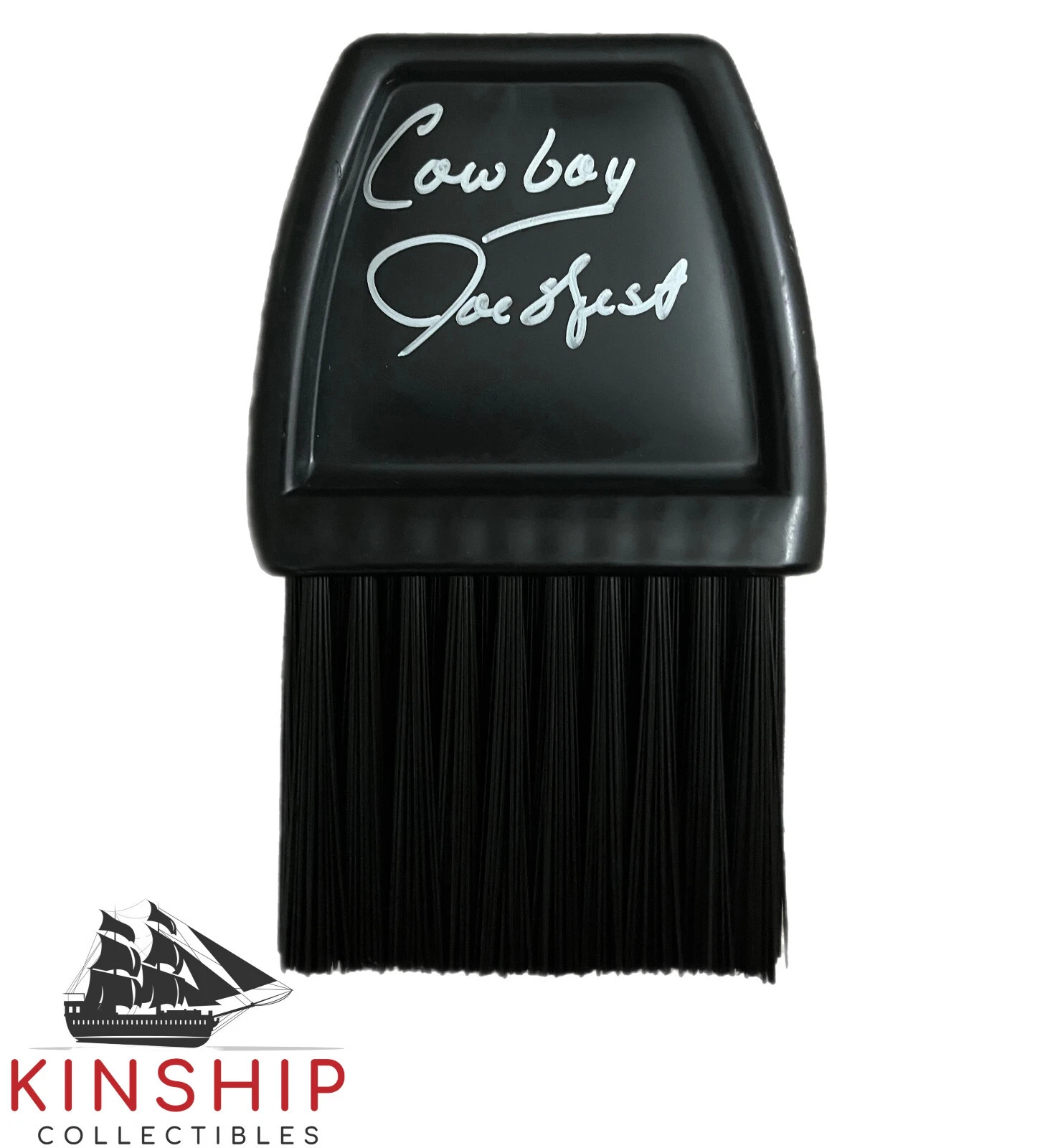 Joe West signed Umpire Brush JSA COA Rare Auto Inscribed Cowboy HOF ZQTY
