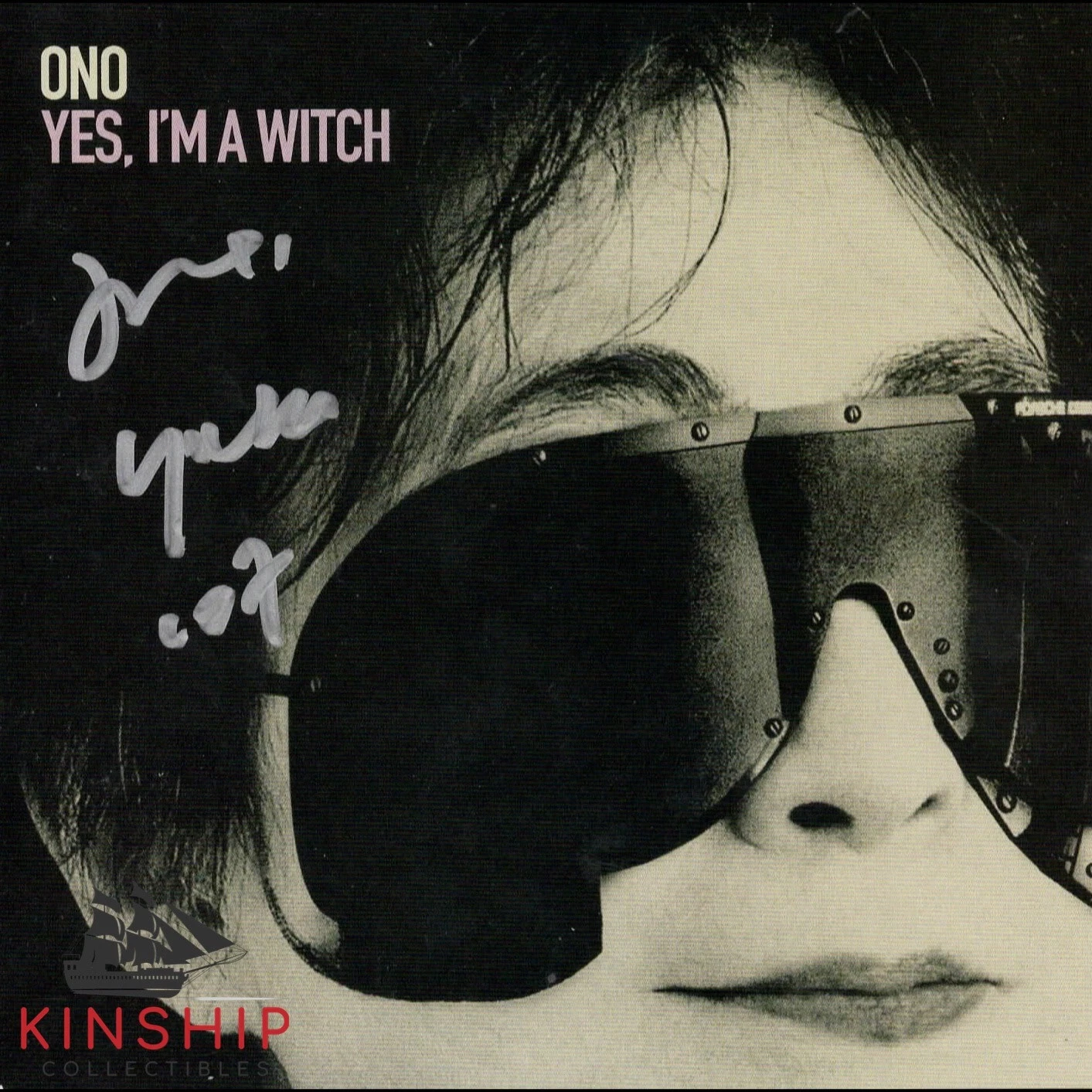 Yoko Ono signed CD Insert JSA COA Inscribed Auto John Lennon Rare Z1039
