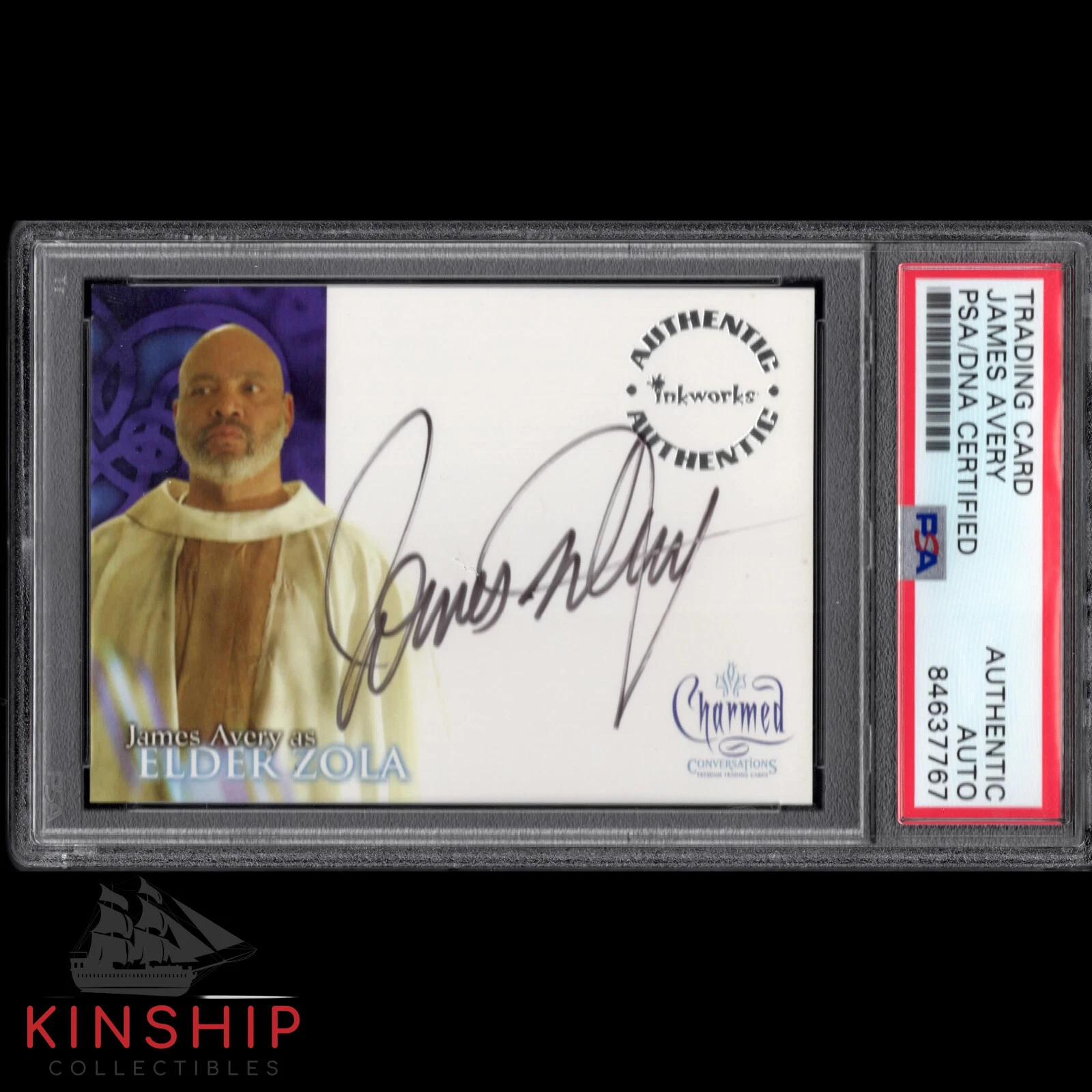 James Avery signed 2005 Inkworks Card PSA DNA Slabbed Auto Fresh Prince C1036
