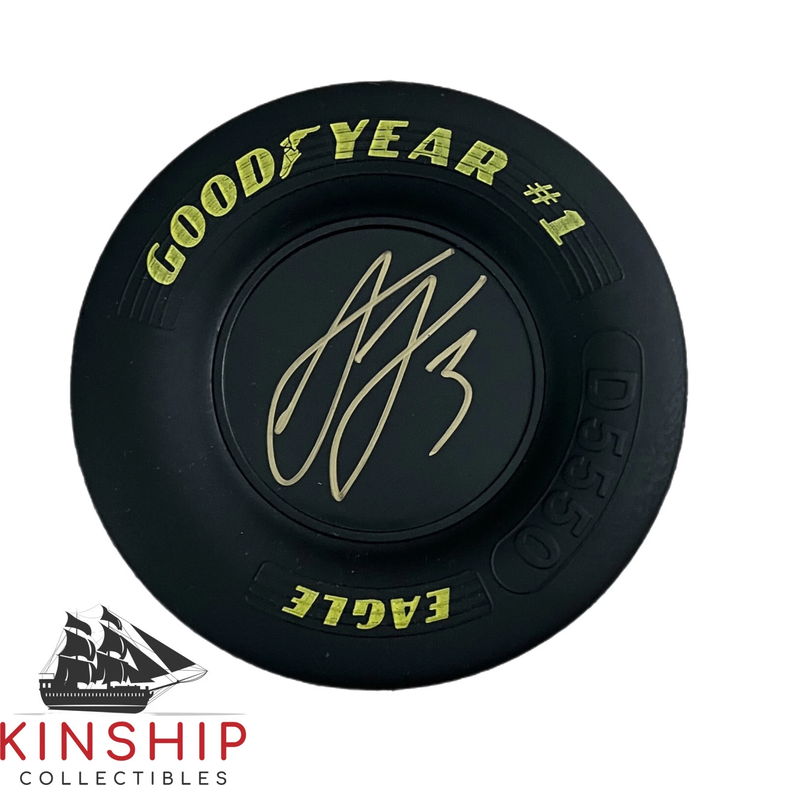 Austin Dillon signed Goodyear Mini Tire JSA COA Nascar Auto Rare TQTY
