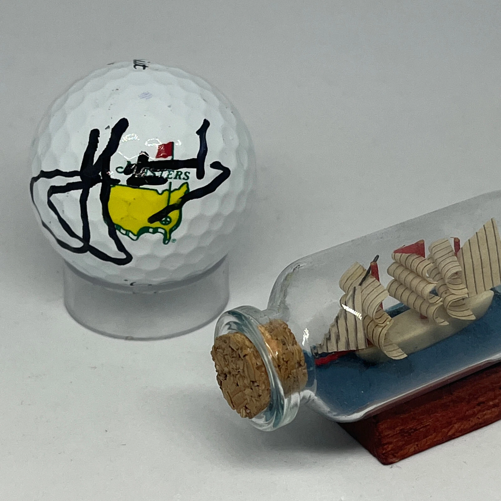 Cameron Cam Smith signed Masters Logo Golf Ball JSA COA LIV Auto A2663
