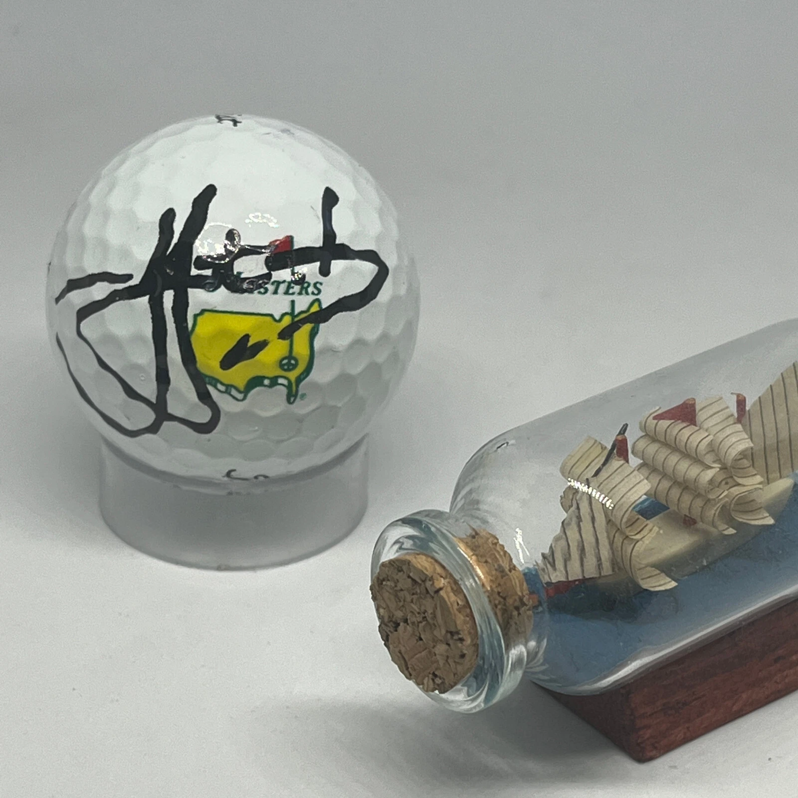Cameron Cam Smith signed Masters Logo Golf Ball JSA COA LIV Auto A2664
