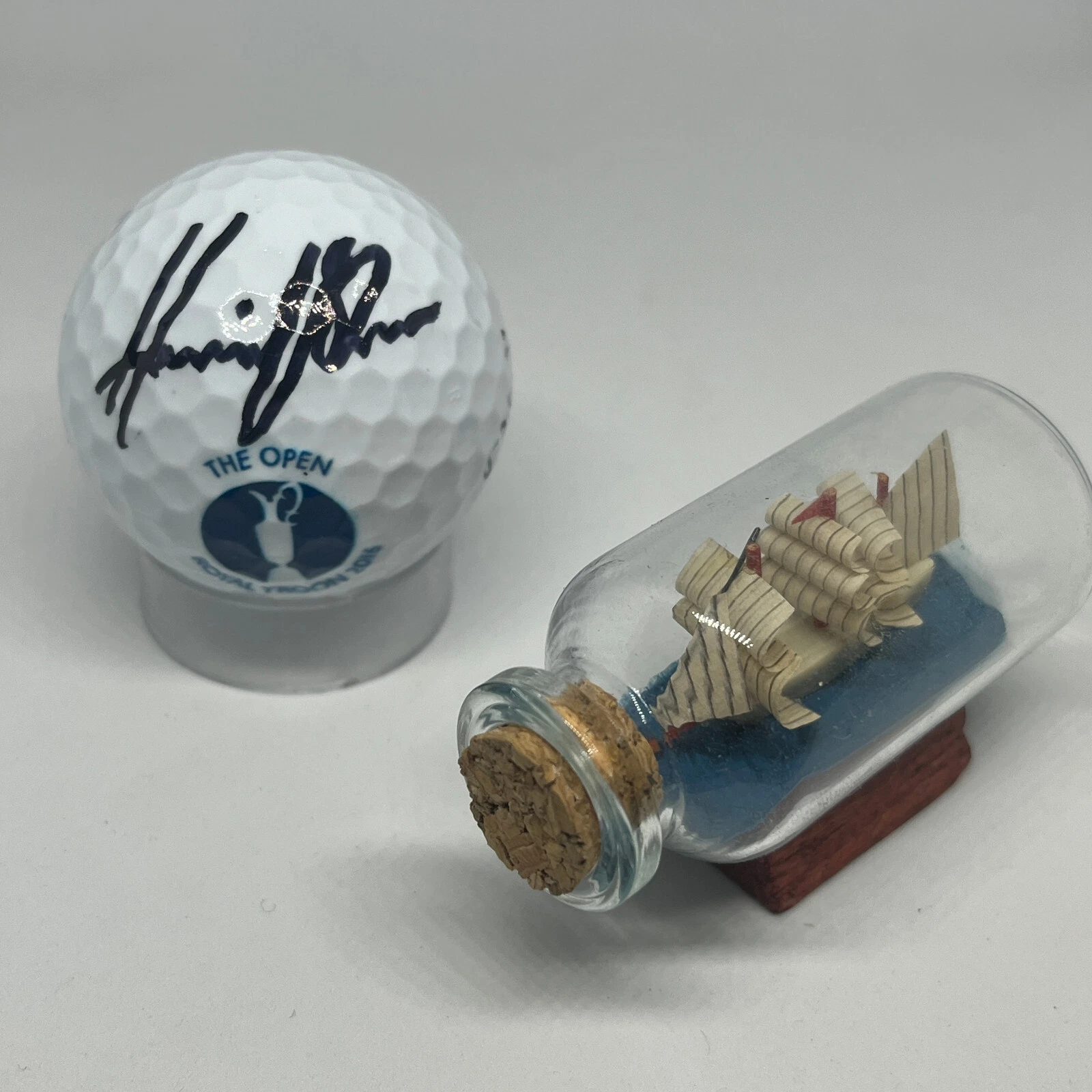 Henrik Stenson signed 2016 British Open Logo Golf Ball JSA COA Masters LIV A2672
