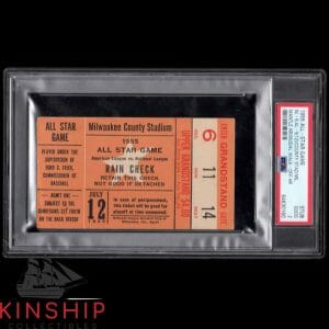 1955 MLB All Star Ticket PSA 2 Slabbed Rare County Stadium Mantle Aaron C1185
Opens in a new window or tab