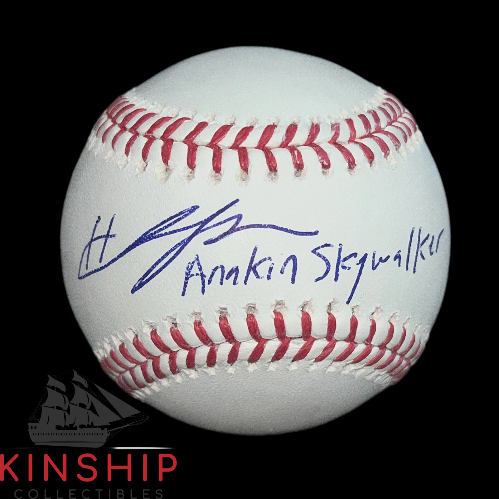 Hayden Christensen signed Rawlings OML Baseball JSA LOA Star Wars Rare Auto X36
