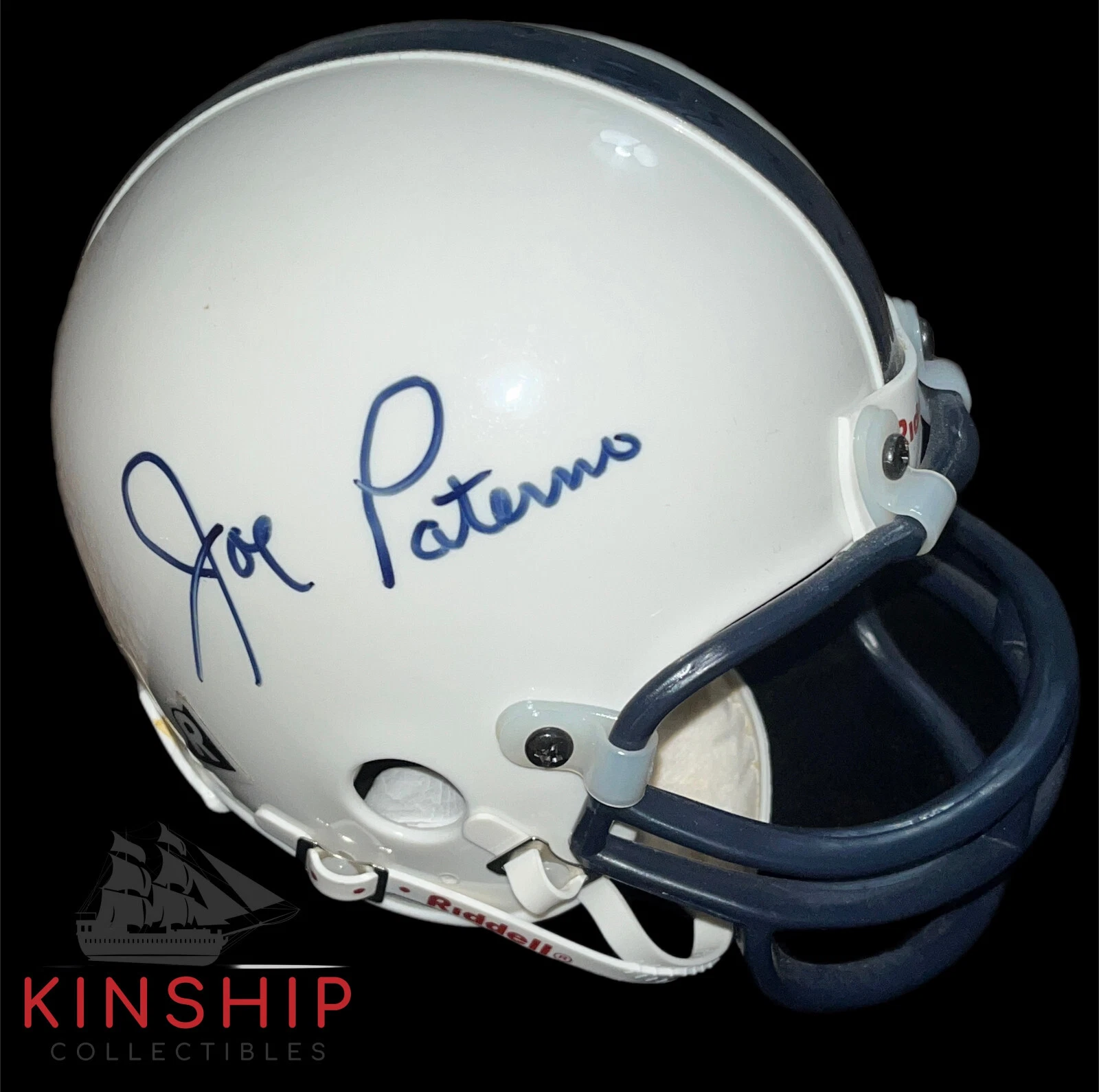 Joe Paterno signed Penn State Mini Helmet JSA LOA Bold Rare Auto Football F65
