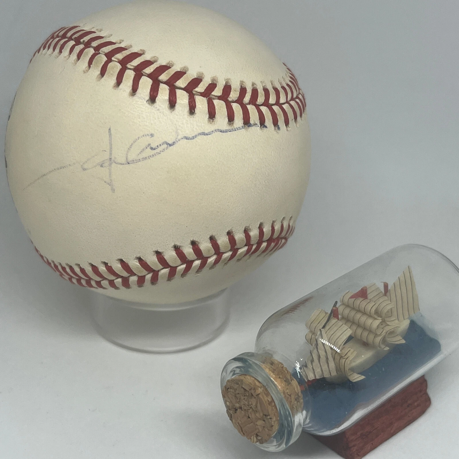 John Denver signed Rawlings ONL Baseball JSA LOA d.1997 Famous Singer Auto A2688
