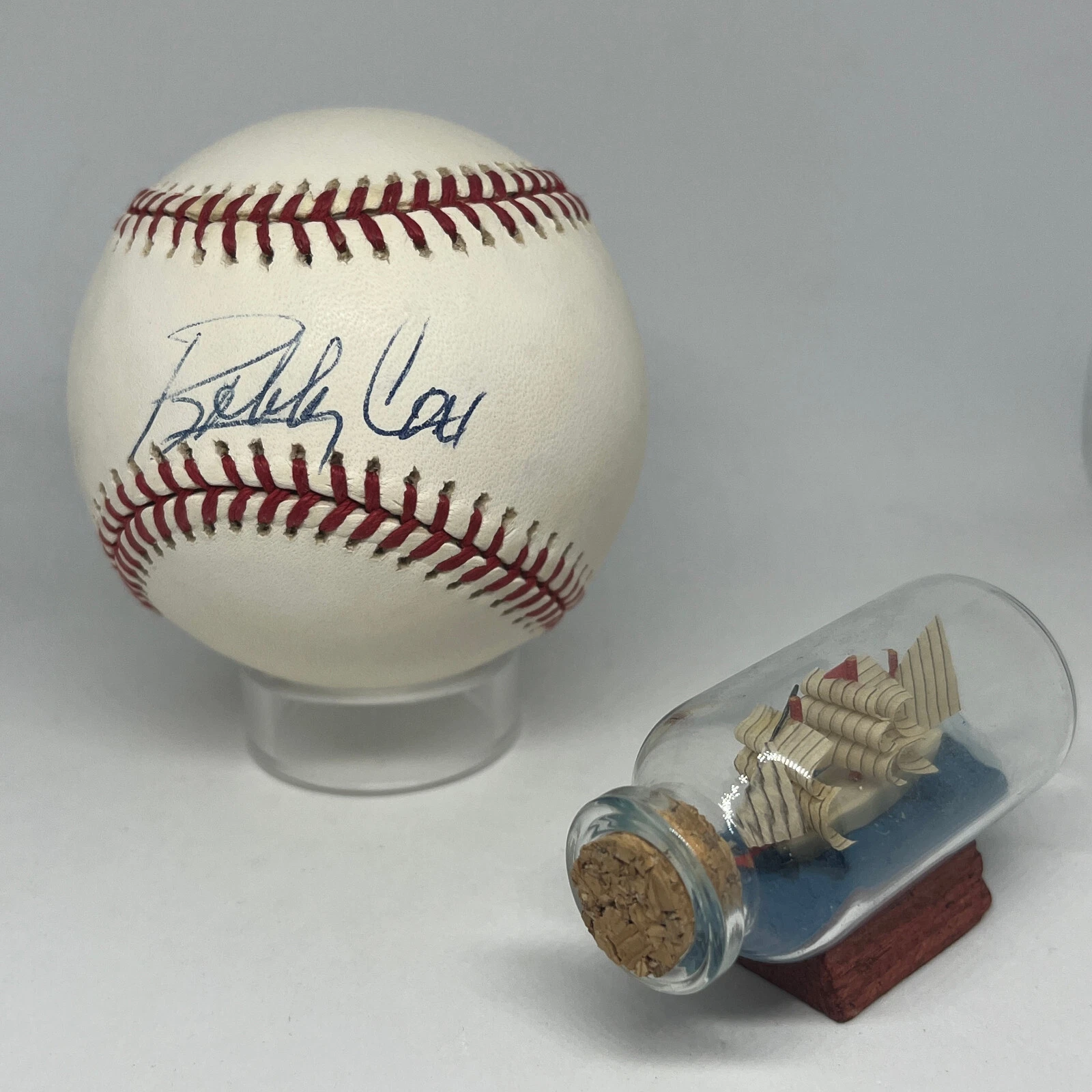 Bobby Cox signed Rawlings OAL Baseball PSA DNA Braves Manager HOF Auto A2736
