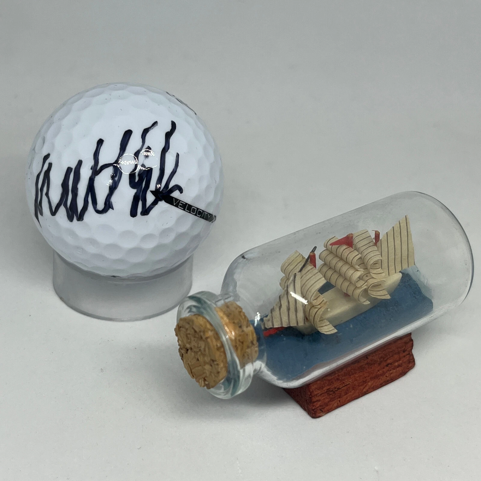 Matt Fitzpatrick signed Masters Logo Golf Ball JSA COA Augusta National A2749
