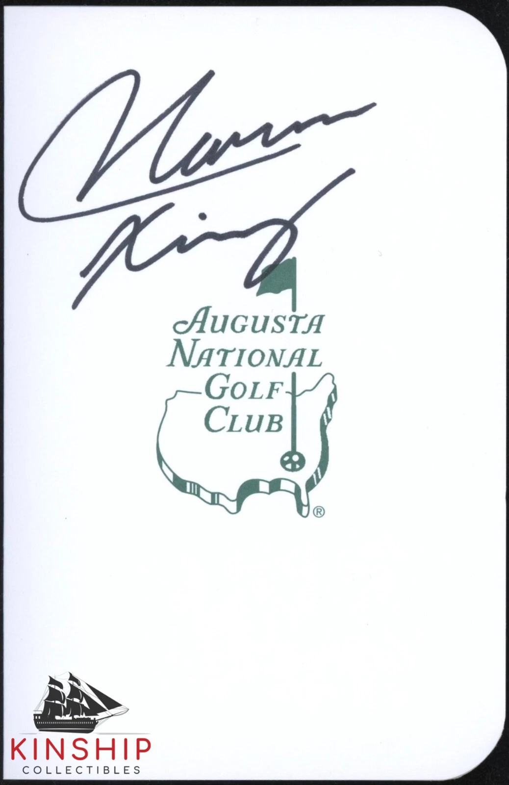 Norman Xiong signed Masters Scorecard JSA COA Augusta National PGA Golf Z1162

