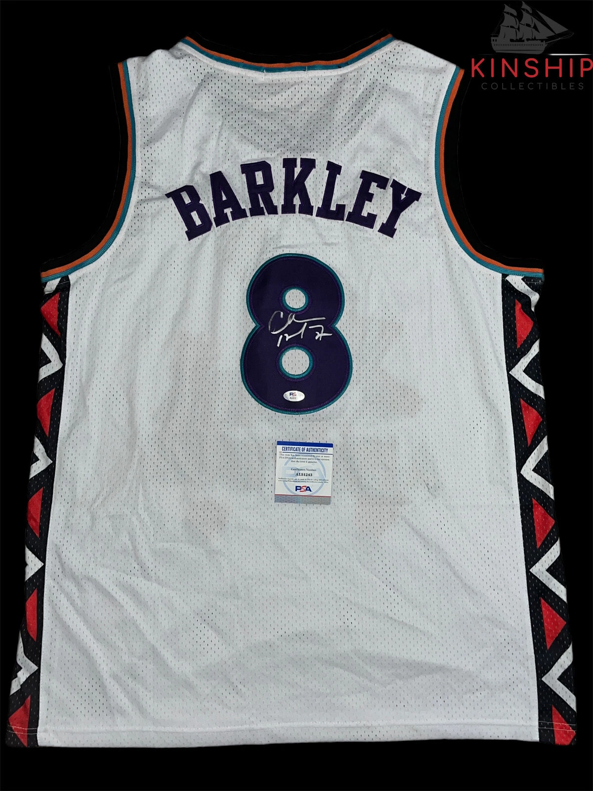 Charles Barkley signed NBA All Star Jersey PSA DNA HOF Auto Suns 76ers Rare D24
