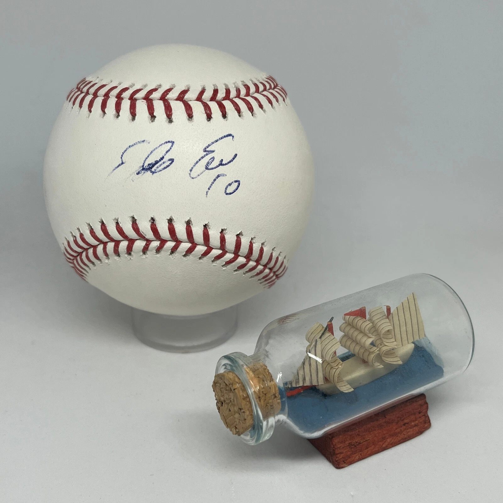 Edwin Encarnacion signed Rawlings OML Baseball JSA COA Blue Jays Reds HOF A2775
