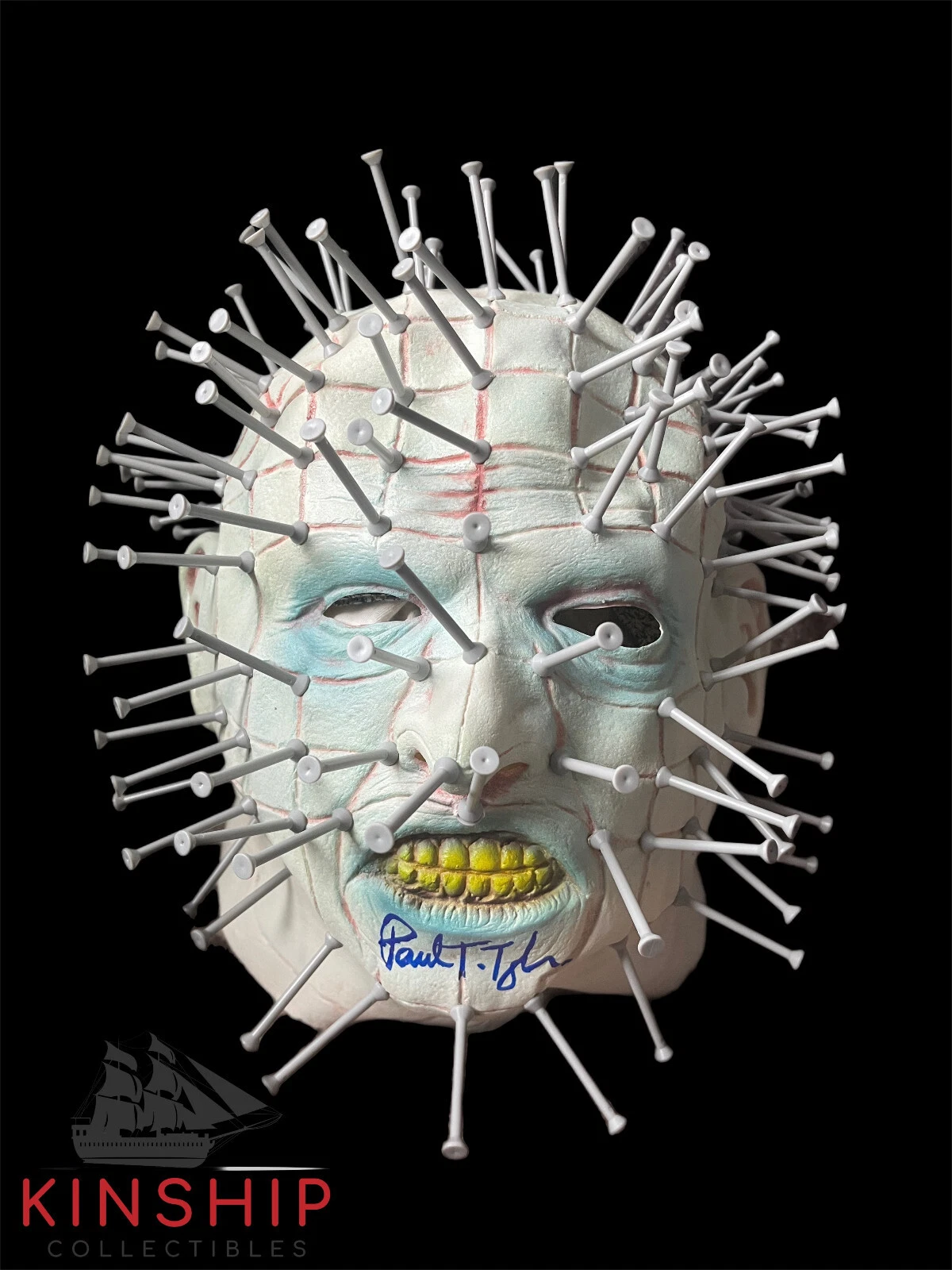 Paul T Taylor signed Pinhead Mask JSA COA Hellraiser Auto Bold ZQTY
