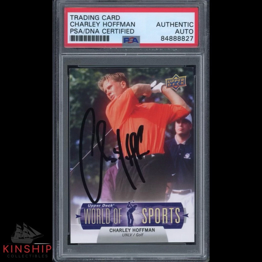 Charley Hoffman signed 2011 Upper Deck Rookie Card PSA DNA Masters Auto C1333
