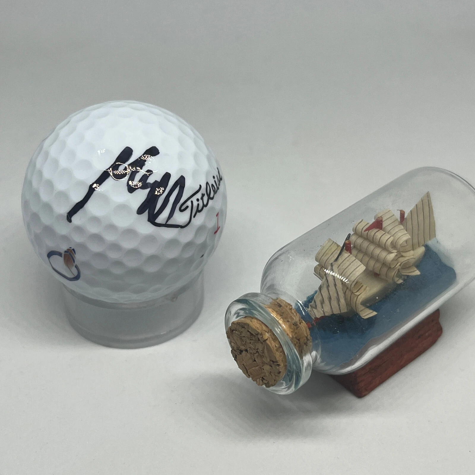 Max Homa signed Quail Hollow Logo Golf Ball JSA COA Masters PGA Star A2806
