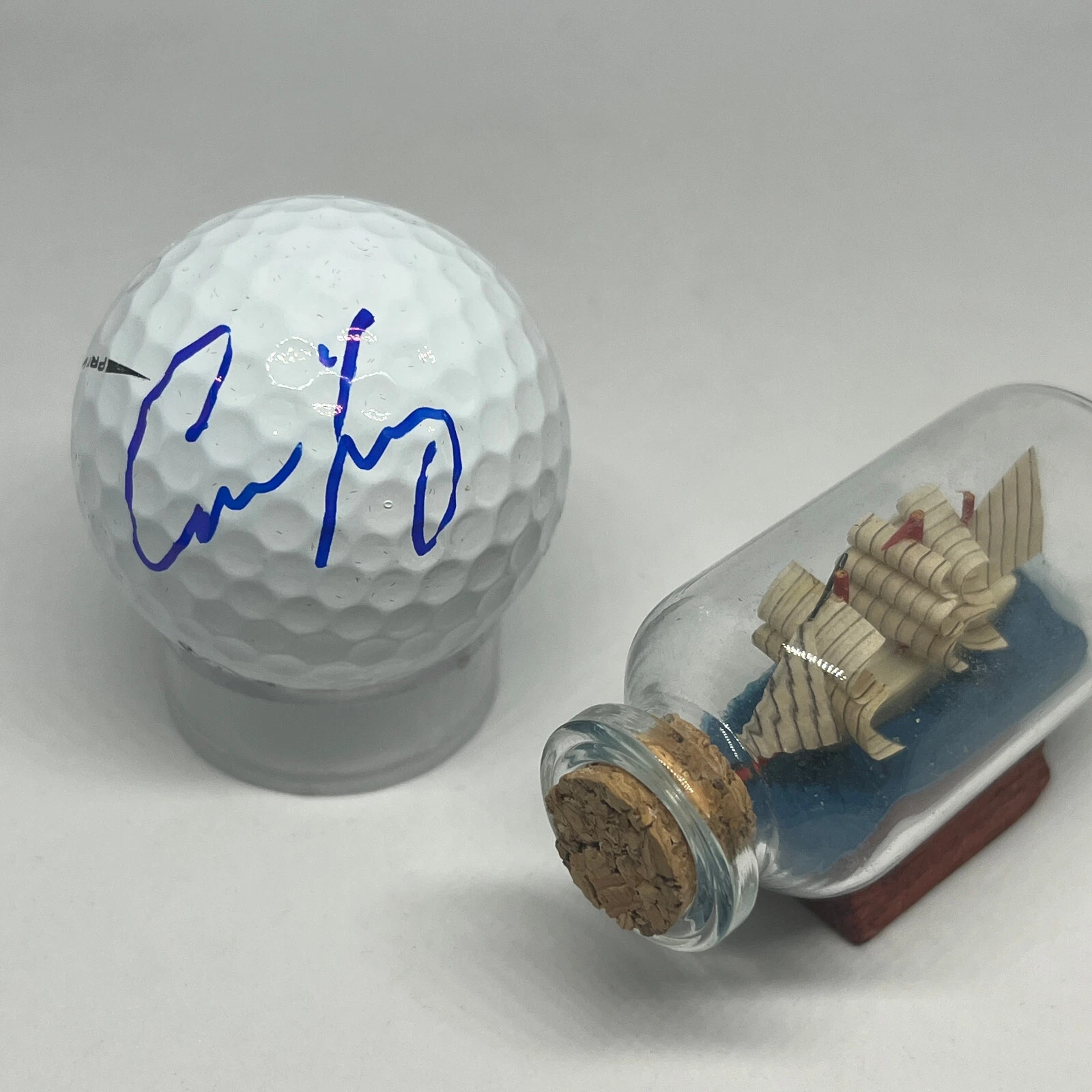 Cameron Young signed Masters Logo Golf Ball JSA COA PGA Star Auto Cam A2800
