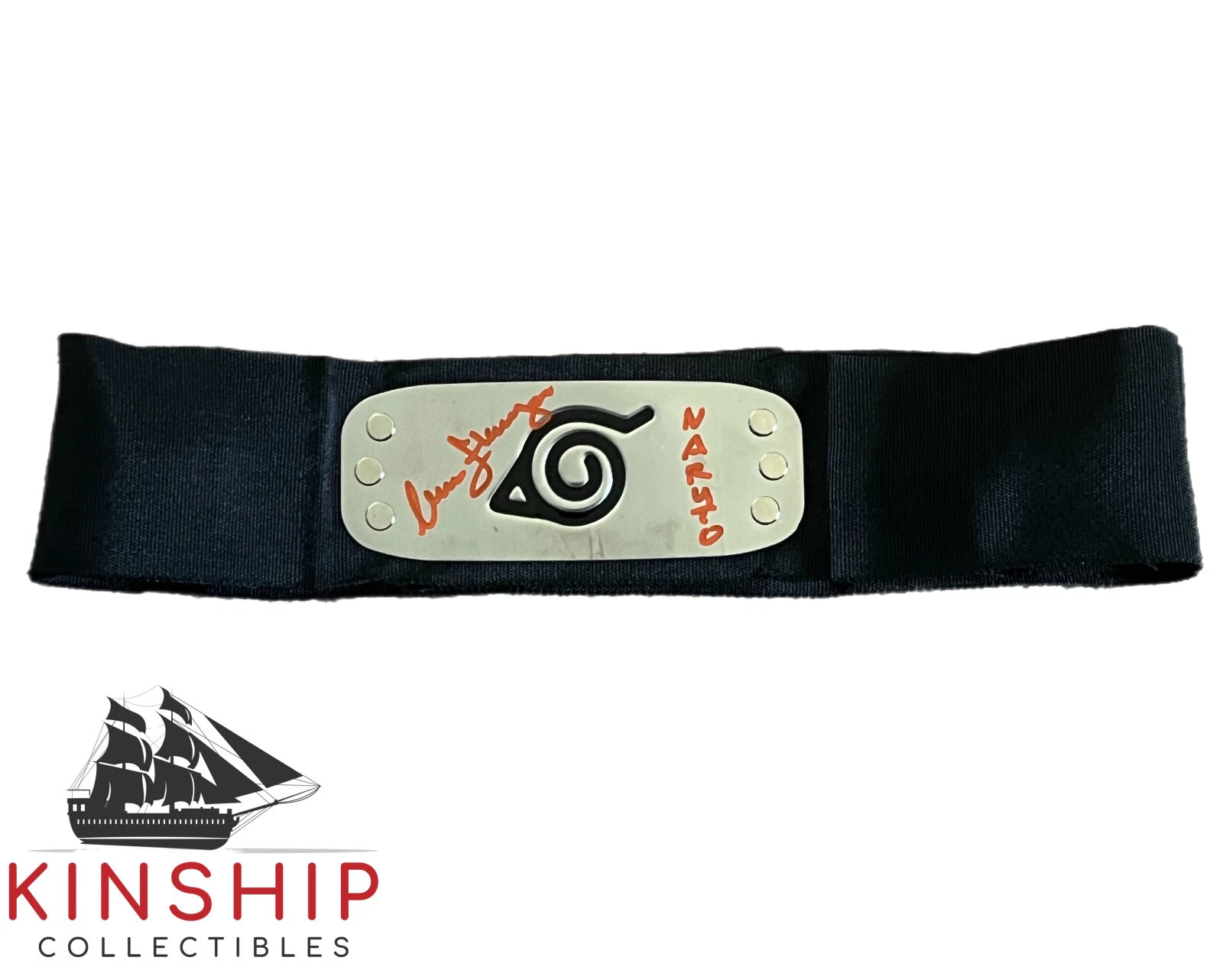 Maile Flanagan signed Headband JSA COA Inscribed Auto Naruto Z1253
