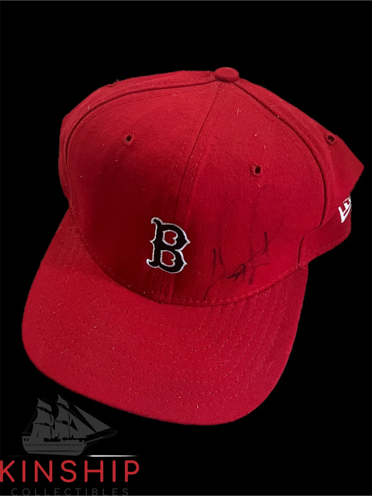 David Ortiz signed Red Sox Hat JSA COA Red Sox HOF Auto Z1254
