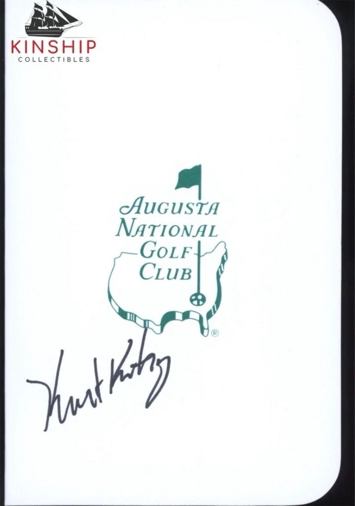 Kurt Kitiyama signed Masters Scorecard JSA COA Augusta Golf Auto Z1278
