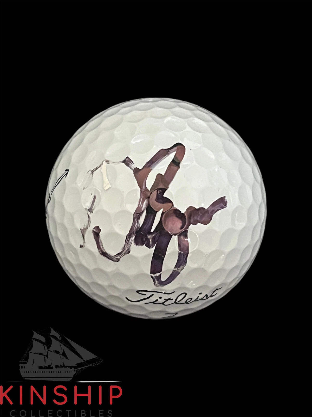 Daniel Berger signed Masters Logo Golf Ball JSA COA Golf PGA Auto A2836
