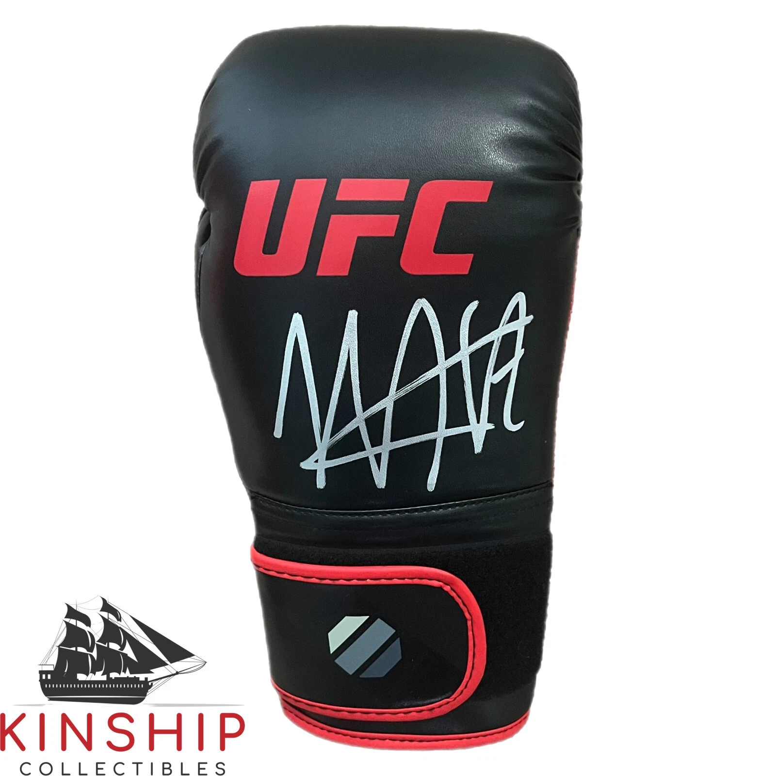 Khabib Nurmagomedov signed UFC Boxing Glove JSA COA Bold Auto Z1351

