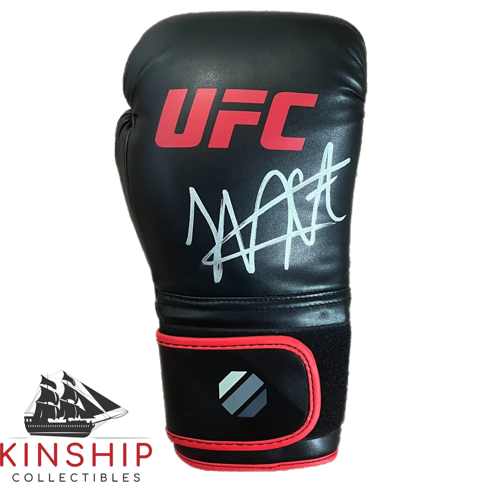 Khabib Nurmagomedov signed UFC Boxing Glove JSA COA Bold Auto Z1352
