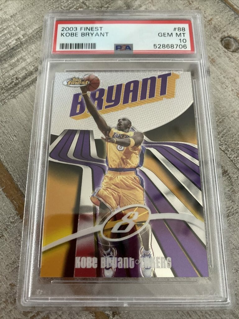 2003-04 TOPPS FINEST #88 KOBE BRYANT LOS ANGELES LAKERS HOF PSA 10 MINT
 COLLECTIBLE MEMORABILIA