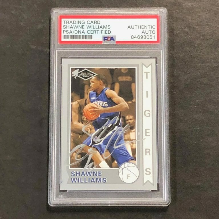2006-07 PRESSPASS #14/25 SHAWNE WILLIAMS SIGNED ROOKIE CARD AUTO PSA SLABBED
 COLLECTIBLE MEMORABILIA