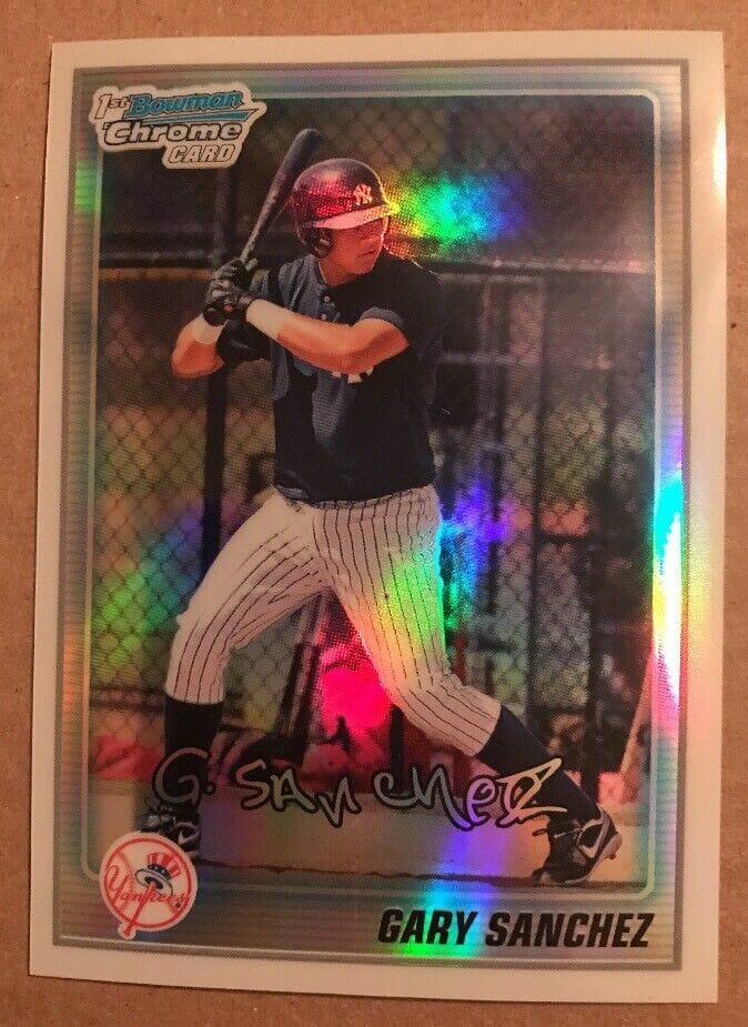 2010 BOWMAN CHROME GARY SANCHEZ REFRACTOR 306/500 PACK PULLED
 COLLECTIBLE MEMORABILIA