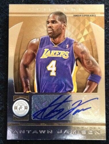 2013-14 TOTALLY CERTIFIED AUTOGRAPHS GOLD #109 ANTAWN JAMISON NM-MT 1/3 EBAY 1/1
 COLLECTIBLE MEMORABILIA