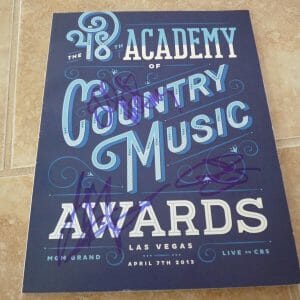 2013 ACM Music Awards Program Kristin Bush +2 Signed Autographed Guarantee 1
Opens in a new window or tab