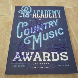 2013 ACM Music Awards Program Kristin Bush +2 Signed Autographed Guarantee 2
Opens in a new window or tab