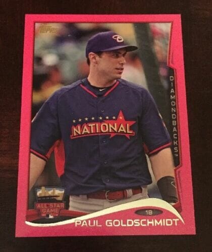 2014 TOPPS BASEBALL UPDATE ALL STAR PINK PARALLEL PAUL GOLDSCHMIDT #ED /50 SP
 COLLECTIBLE MEMORABILIA