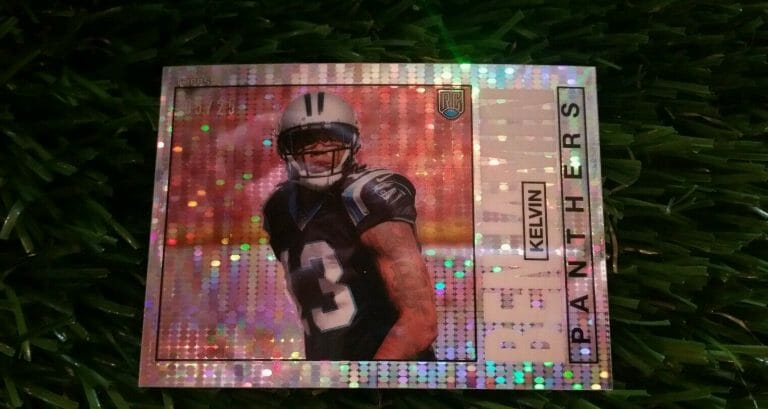 2014 TOPPS CHROME MINI KELVIN BENJAMIN PULSAR 1985 RETRO REFRACTOR ROOKIE #/25
 COLLECTIBLE MEMORABILIA