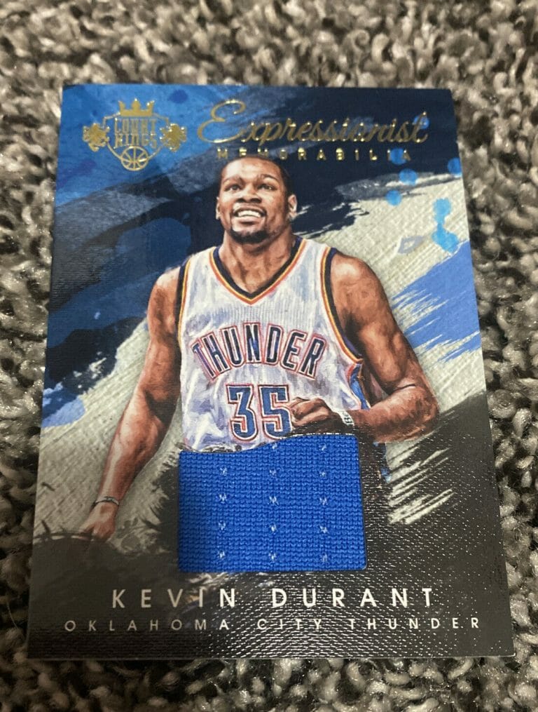 2015-16 PANINI COURT KINGS EXPRESSIONIST MEMORABILIA /299 KEVIN DURANT #33
 COLLECTIBLE MEMORABILIA