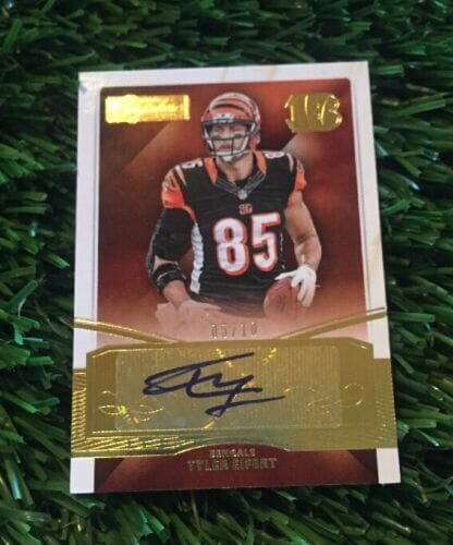 2015 DONRUSS SIGNATURE TYLER EIFERT AUTO CINCINNATI BENGALS #140 #ED /10 SSP
 COLLECTIBLE MEMORABILIA