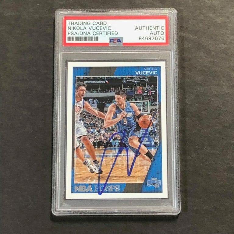 2016-17 NBA HOOPS #78 NIKOLA VUCEVIC SIGNED CARD AUTO PSA SLABBED MAGIC
 COLLECTIBLE MEMORABILIA