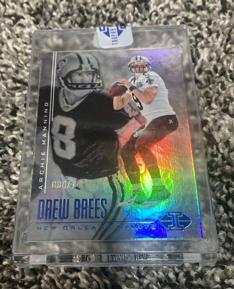 2017 PANINI ILLUSIONS DREW BREES/ARCHIE MANNING TROPHY COLLECTION 34/100
 COLLECTIBLE MEMORABILIA