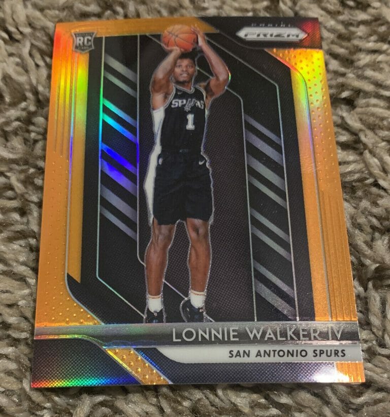 2018-19 PANINI PRIZM ORANGE LONNIE WALKER IV #/49 RC ROOKIE WOW
 COLLECTIBLE MEMORABILIA