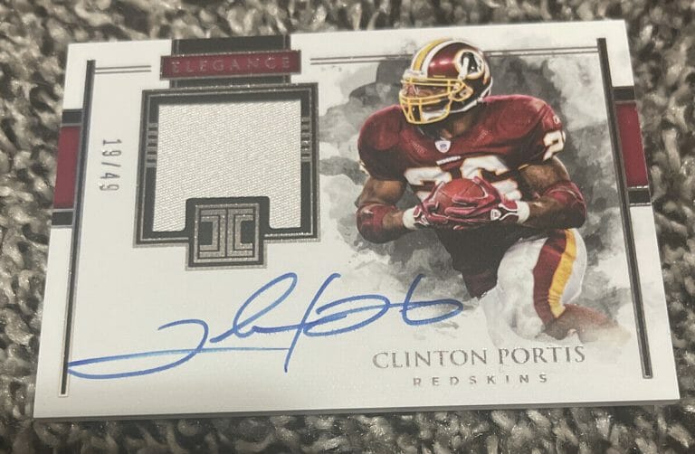 2018 IMPECCABLE CLINTON PORTIS IMMENSE PATCH AUTOGRAPHS IPA-CP 19/49
 COLLECTIBLE MEMORABILIA