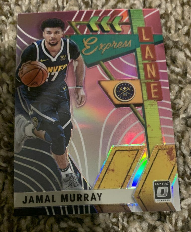 2019-20 OPTIC BASKETBALL JAMAL MURRAY EXPRESS LANE PINK HALO-PRIZM /25
 COLLECTIBLE MEMORABILIA