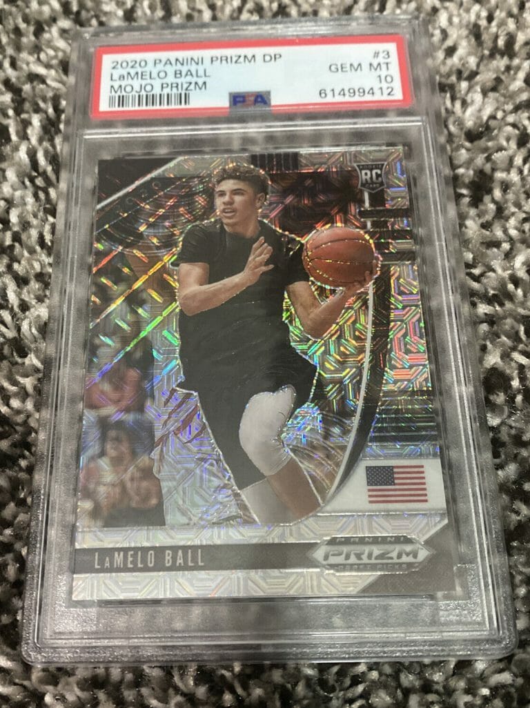 2020-21 PRIZM DRAFT PICKS LAMELO BALL MOJO PRIZM /25 PSA 10 #3 POP 5 HORNETS ?
 COLLECTIBLE MEMORABILIA
