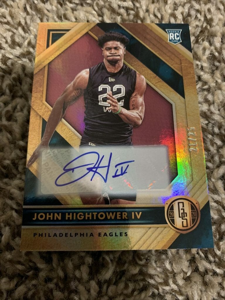 2020 PANINI GOLD STANDARD RC #171 JOHN HIGHTOWER IV ROSE GOLD AUTO 21/25
 COLLECTIBLE MEMORABILIA