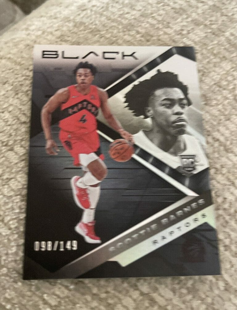 2021-22 PANINI BLACK BASKETBALL SCOTTIE BARNES 98/149 RAPTORS RC NO. 69
 COLLECTIBLE MEMORABILIA