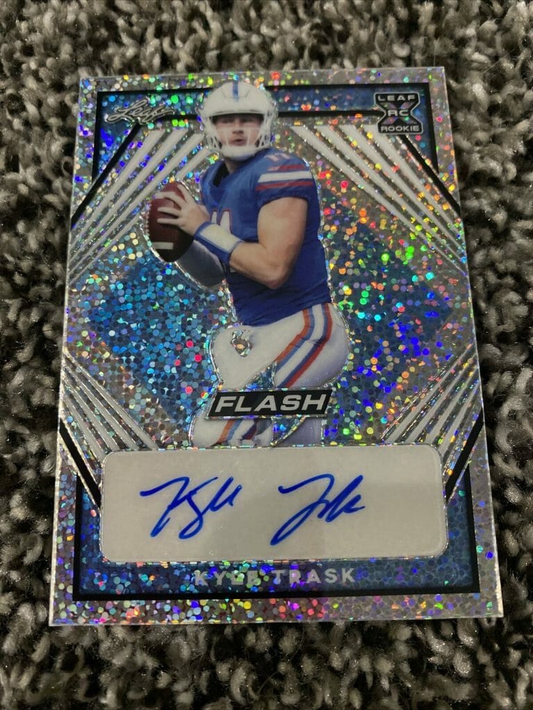 2021 LEAF FLASH KYLE TRASK ROOKIE PORTRAIT AUTOGRAPH PLATINUM BLUE SSP #/35 AUTO
 COLLECTIBLE MEMORABILIA