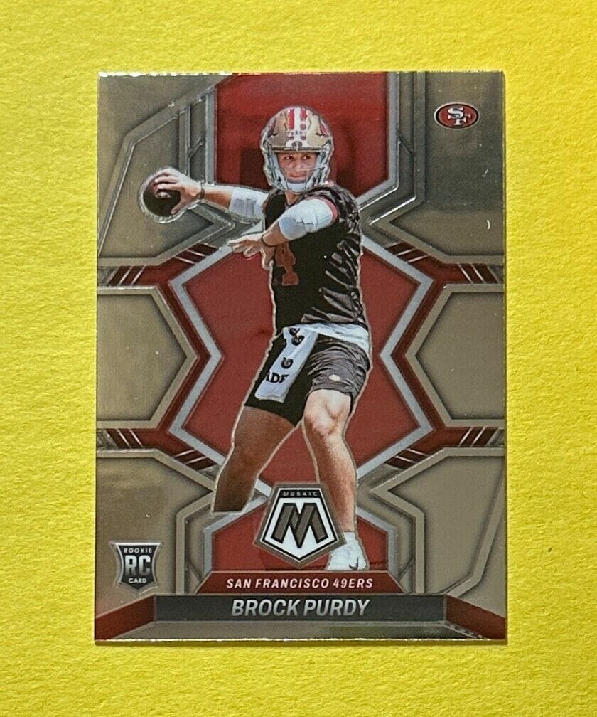 : 2022 Panini Mosaic Football #367 Brock Purdy Rookie