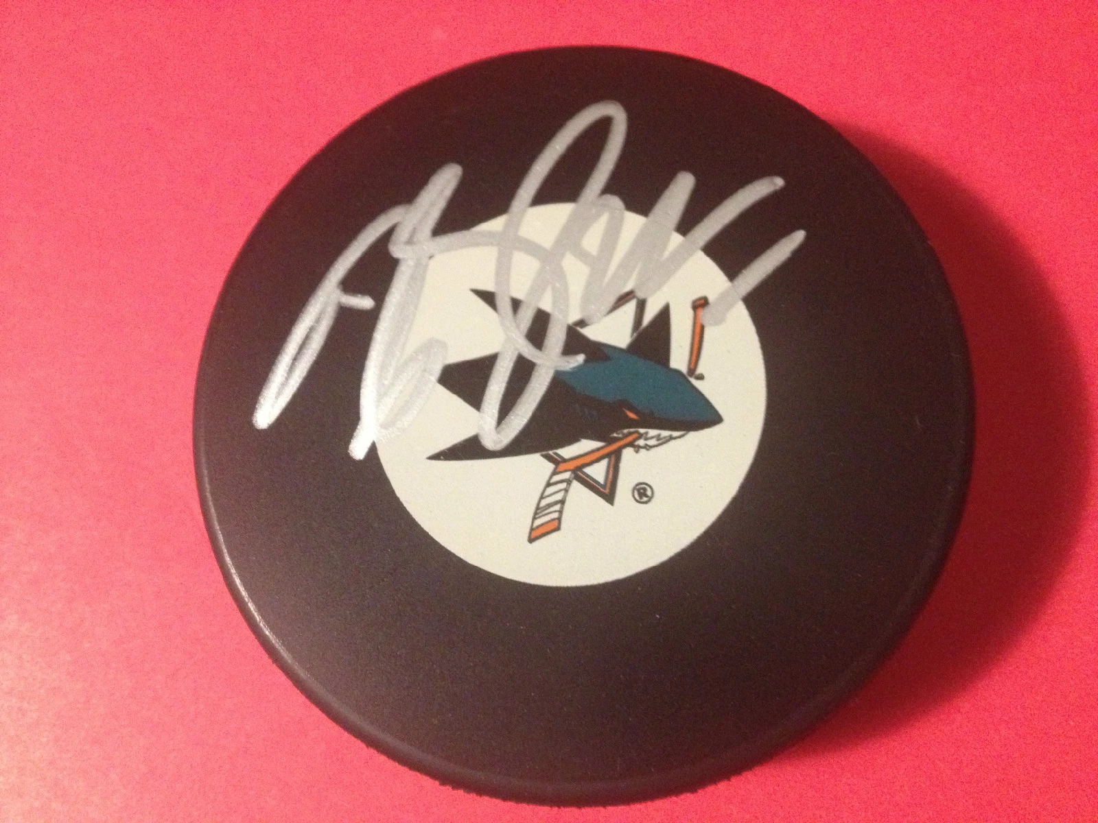 Dan Boyle SHARKS Signed Auto Puck 