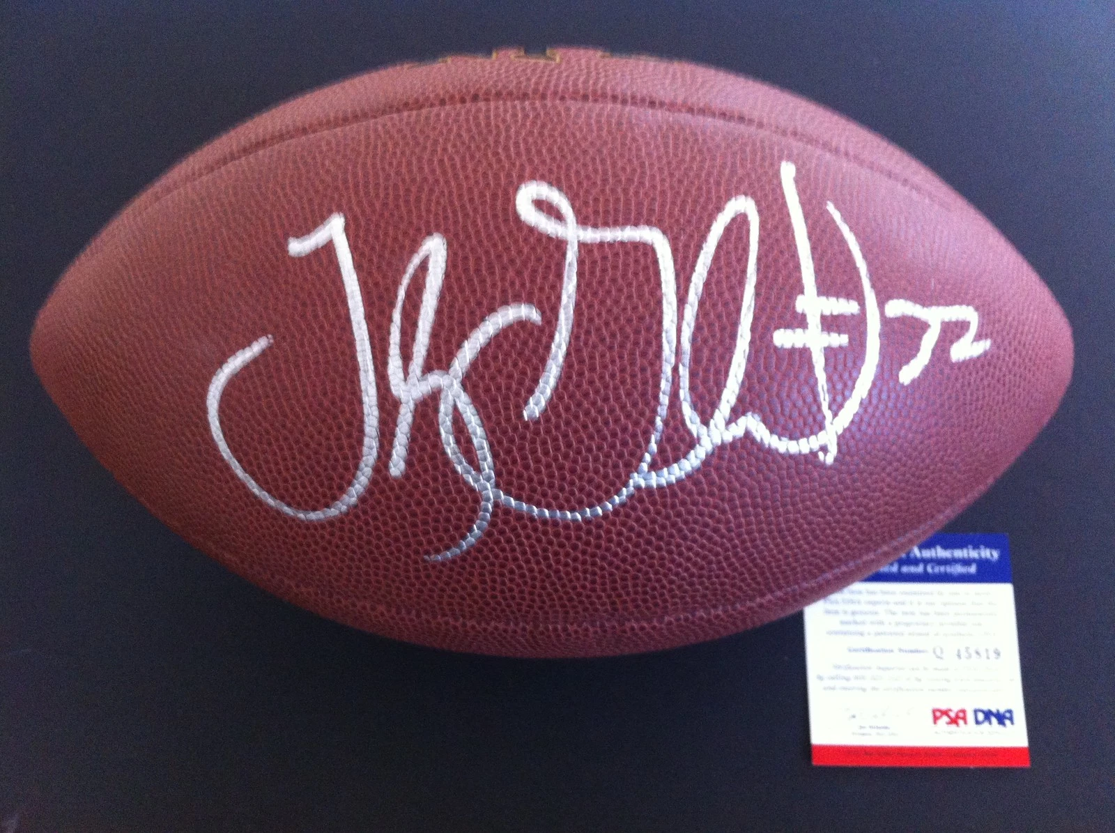 TOBY GERHART STANFORD SIGNED AUTO FOOTBALL BALL PSA/DNA COA COLLECTIBLE MEMORABILIA